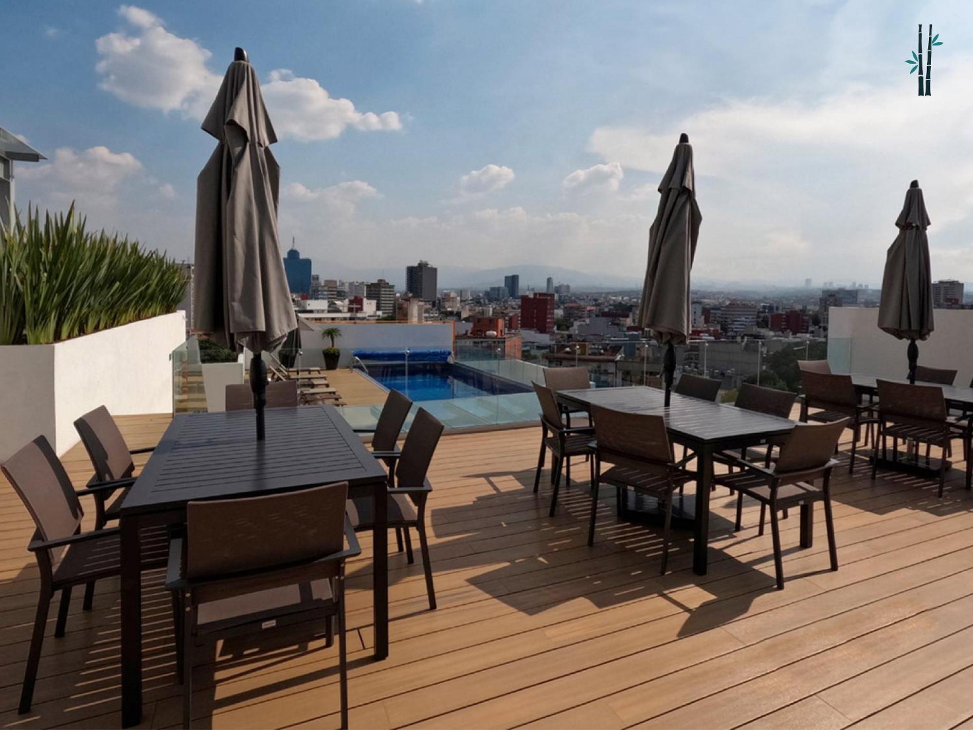 Amazing City Views Condesa Roma By Bamboo Skylife Mexico By Eksteriør billede