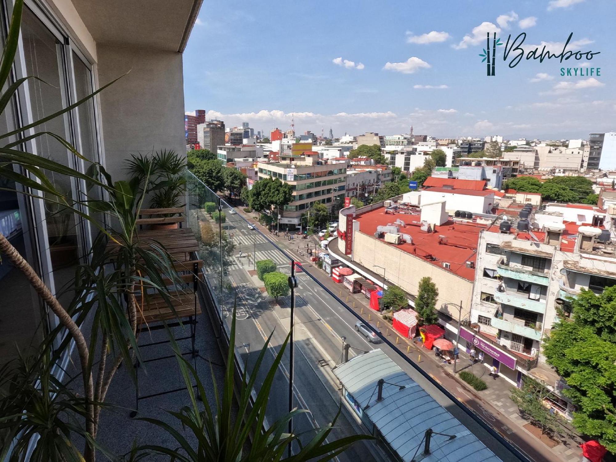 Amazing City Views Condesa Roma By Bamboo Skylife Mexico By Eksteriør billede